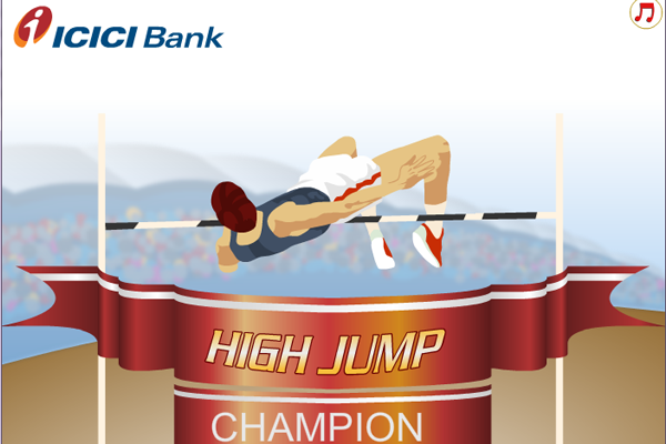 ICICI Bank High Jump Champion game
